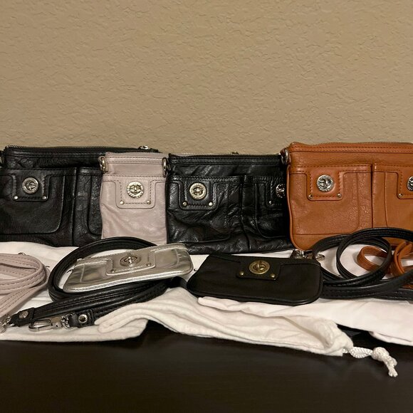 MARC JACOBS PERCY TURNLOCK CROSSBODY BAGS & COIN POUCHES LOT - Picture 1 of 7